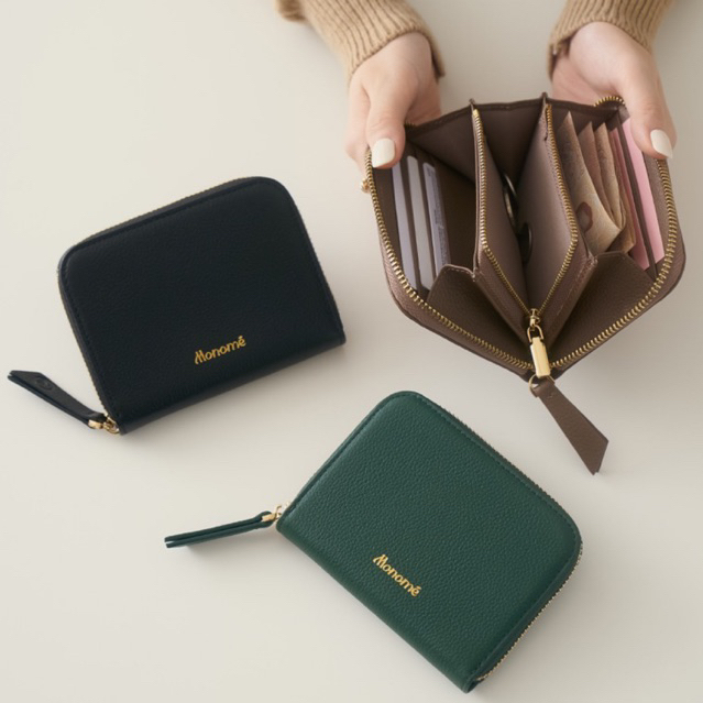 RAFFLE Zip around wallet กระเป๋าสตางค์ซิปล้อม หนังวัวแท้ทั้งใบ กระเป๋าตังค์ กระเป๋าหนังแท้