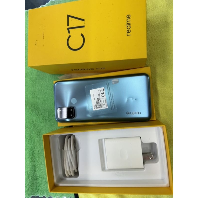 realme C17แรม4 รอม64มือ2สภาพสวยยกกล่อง