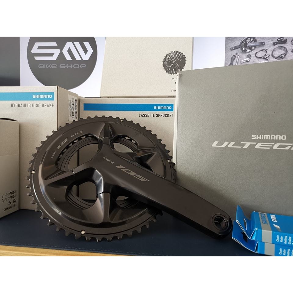 ขาจาน Shimano 105 รุ่น FC-R7100 รุ่นใหม่ 12s