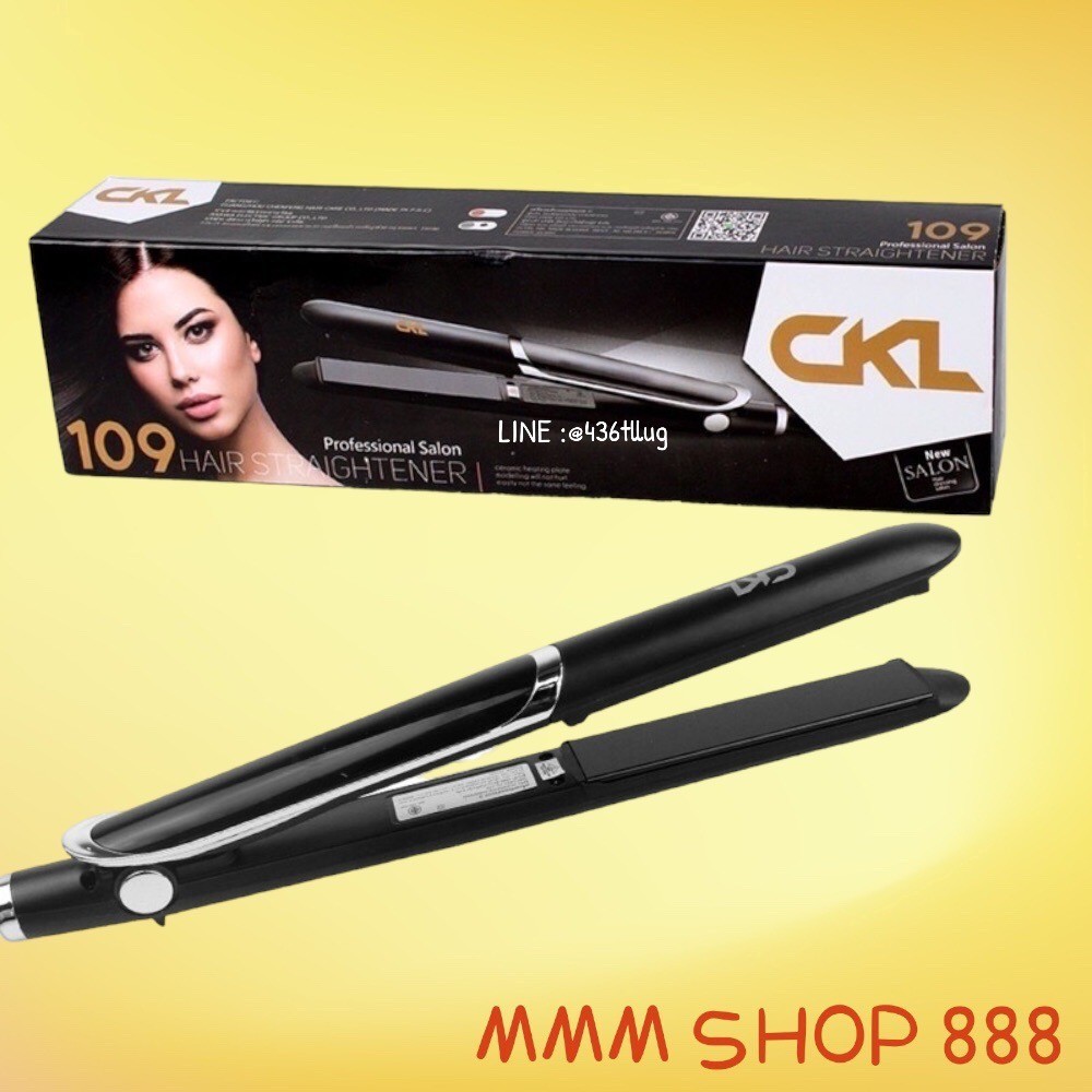 เครื่องหนีบผม : CKL ซีเคเเอล รุ่น CKL-109 สินค้าพร้อมส่ง