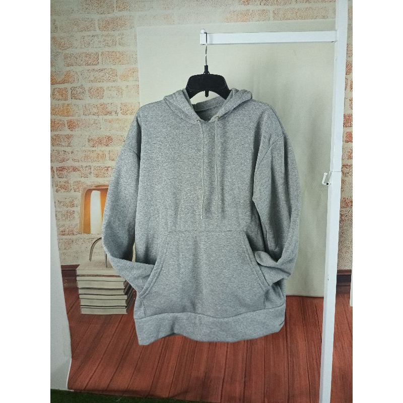 57- เสื้อแขนยาวผ้าสำลีมีฮู้ดเนื้อผ้าใส่สบายใส่ได้ทั้งผู้หญิงผู้ชาย