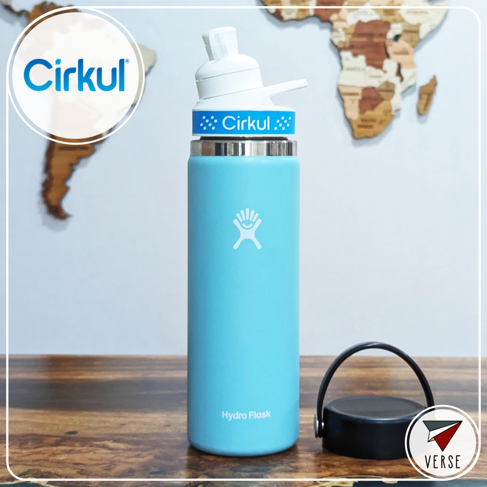 ฝาขวด Cirkul ใช้กับขวดน้ำ Hydro Flask Wide Mouth | เปลี่ยนน้ำเปล่าเป็นเครื่องดื่มที่คุณชื่นชอบ