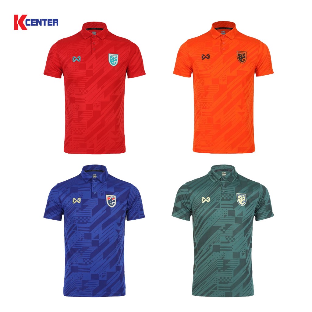 Warrix เสื้อเชียร์ทีมชาติไทย คอโปโล 2023/24 (WA-233FBATH30)
