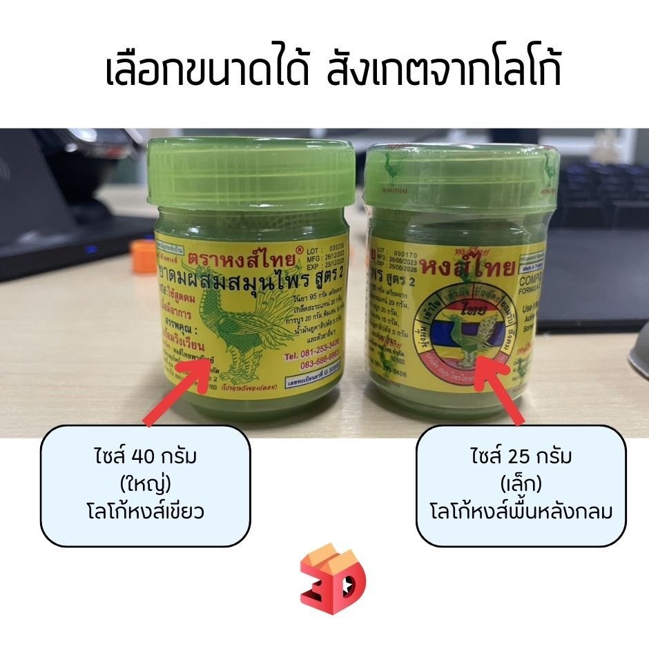 รุ่นใหม่! "ฝา"ยาดมหงส์ไทย 21แบบ!!! Black-Pink Version (ฝา+จุก ไม่ได้ขายยาดม) หงส์ไทยแต่ง 25 กรัม 40 กรัม
