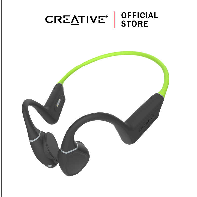 CREATIVE หูฟัง Outlier Free+ (GREEN) หูฟัง Bone Conduction หูฟังบลูทูธไร้สาย กันน้ำ IPX5