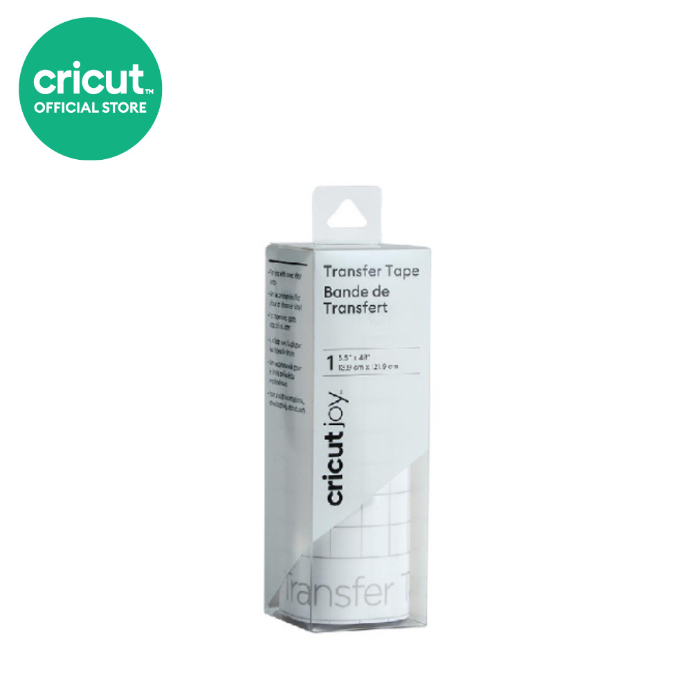 Cricut Joy Transfer Tape ใช้สำหรับถ่ายโอนชิ้นงานไปยังพื้นผิวของวัสดุที่ต้องการ