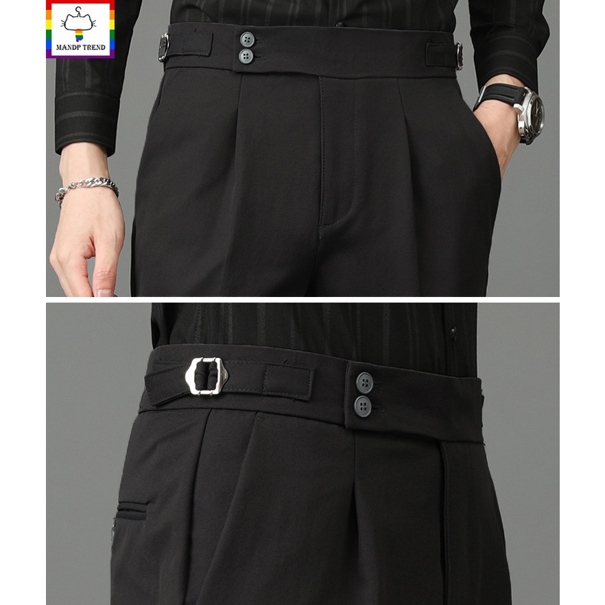 กางเกงสแลคผู้ชายผ้ายืด #973 - รูปที่ 3