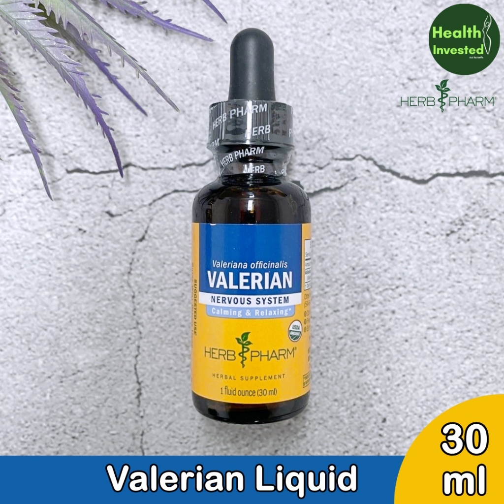 <Herb Pharm> Valerian Liquid 30 ml วาเลอเรียน ชนิดน้ำ