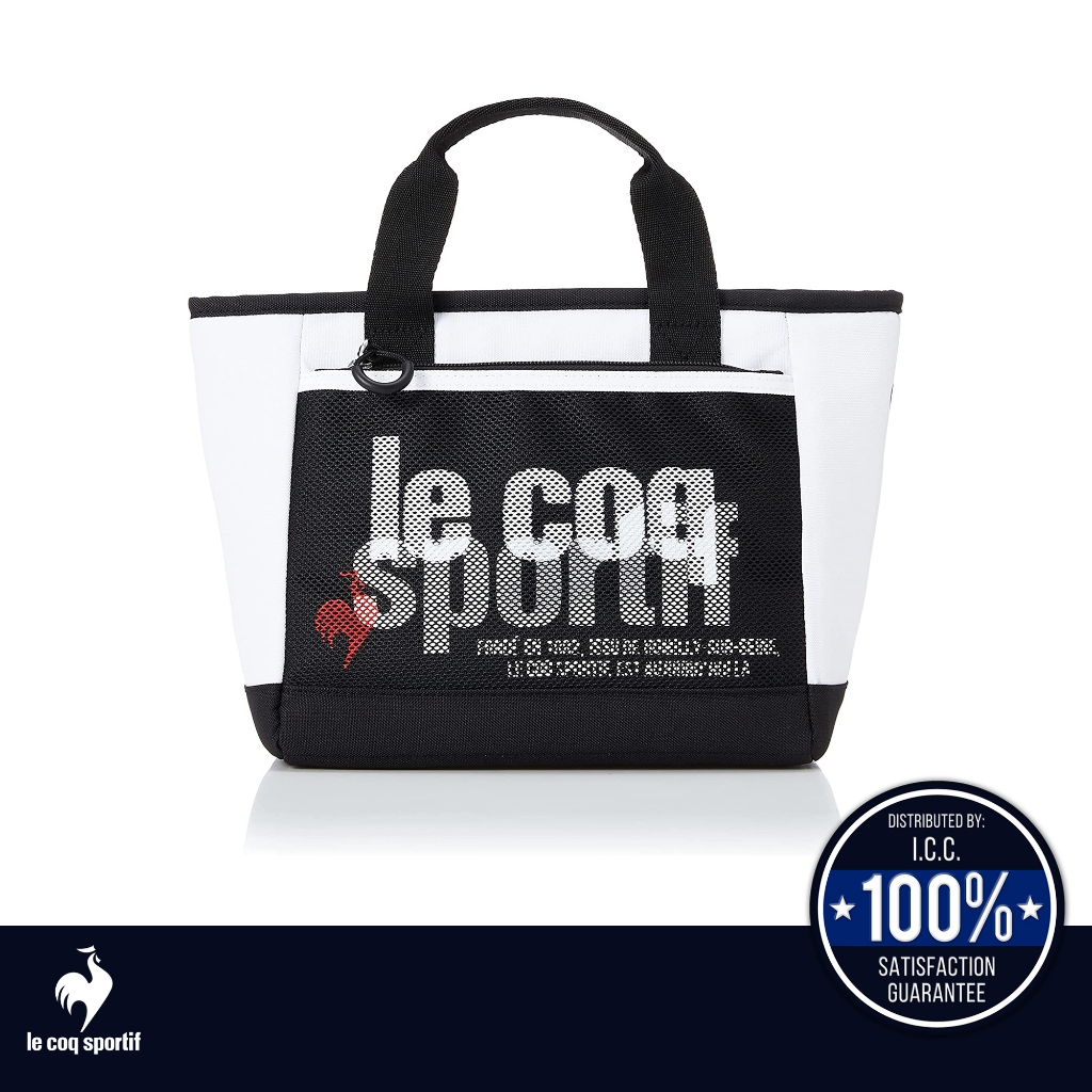le coq sportif กระเป๋าถือกอล์ฟ สีขาว (กอล์ฟ, gollf, pouch, กระเป๋าถือ, lecoq, เลอค็อก)
