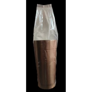 ถุงใส่แก้วน้ำ ตราปู ใส่ขนาด (น้ำฟ้า1*1) (16-22OZ)