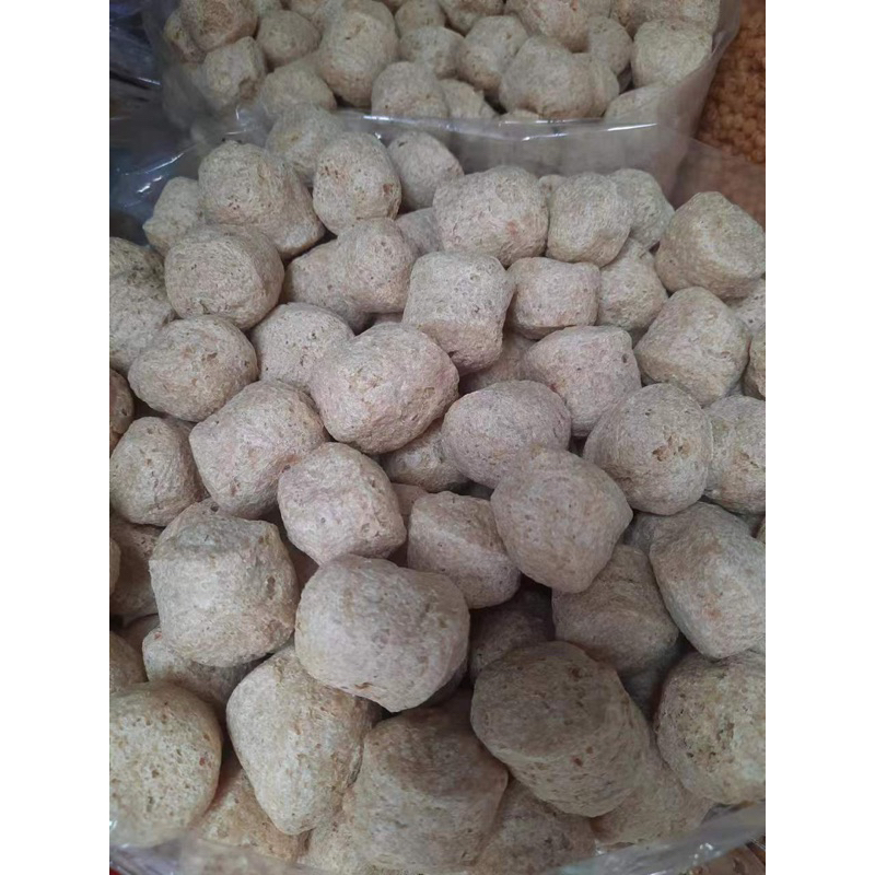 mala.shopeก้อนฟองเต้าหู้ อาตาตู้ ลูกใหญ่/ลูกเล็ก อาหารเจ ขนาด500g 面粉丸子 假肉丸 素丸子အသားတု