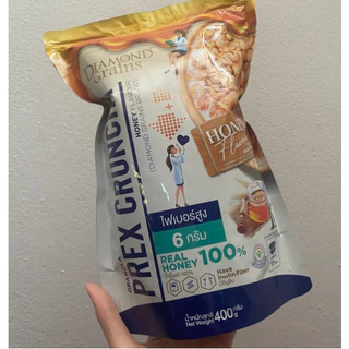 พร้อมส่ง ล็อตใหม่❗️ Diamond Grains Prex Crunchy ไดมอนด์เกรนส์ กราโนล่า ออโรร่า พรีกซ์ครันซี่ ขนาด 400 กรัม