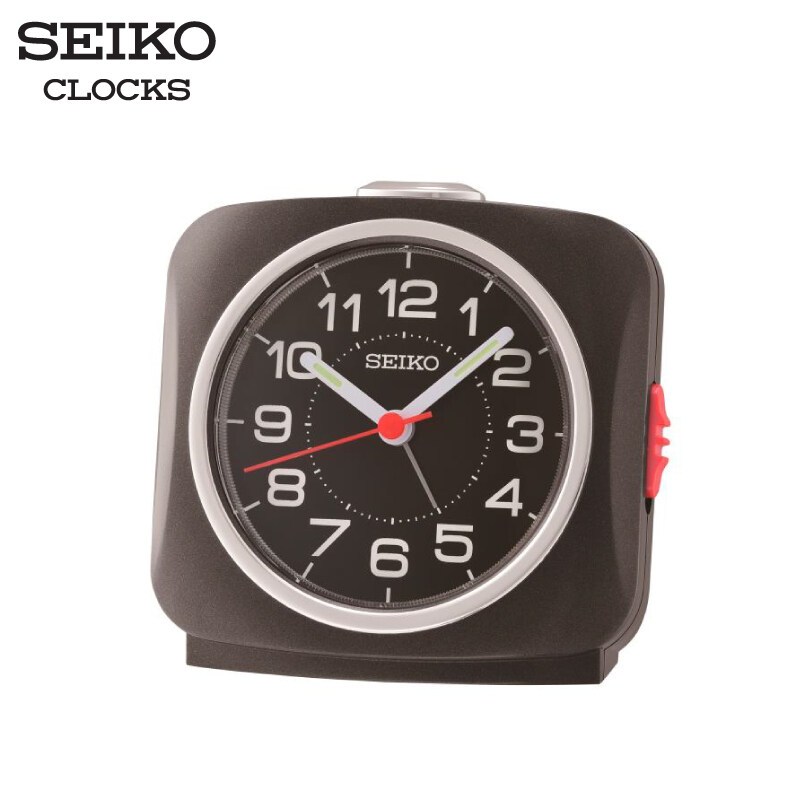 SEIKO CLOCKS นาฬิกาปลุก รุ่น QHE194K ขนาด 3.7 นิ้ว
