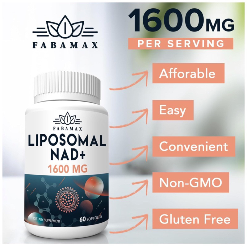 LIPOSOMAL NAD1600 MG‼ดูดซึมได้ดีขึ้น 20 เท่า‼ชะลอวัย รูปที่ 7