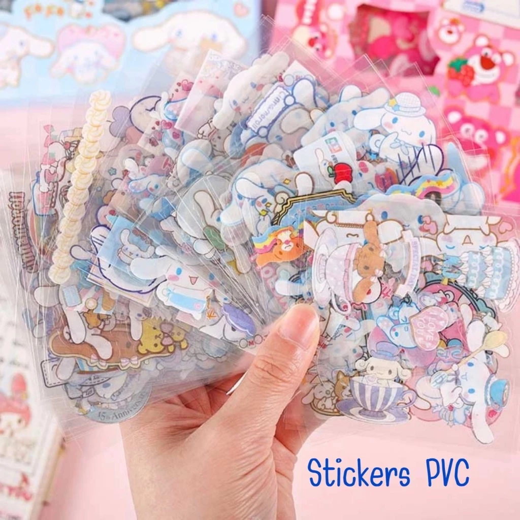 สติกเกอร์ PVC ลายการ์ตูนน่ารัก สําหรับติดตกแต่ง จํานวน 25 ชิ้น