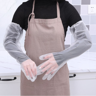 [K014]ถุงมือพลาสติก คลุมศอก 60 ซม.(10 ชิ้น/แพ็ก )แบบยาวพิเศษ…