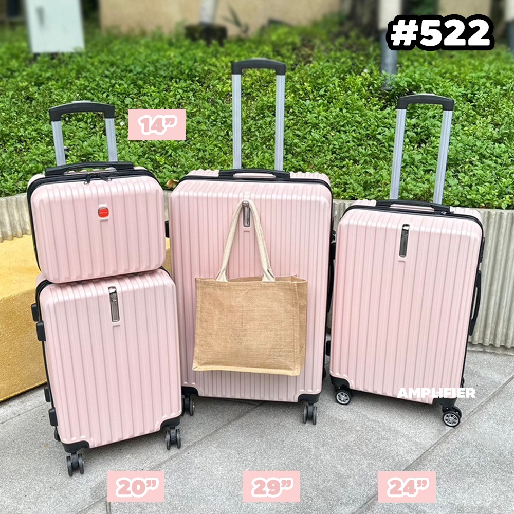 กระเป๋าเดินทางล้อลาก กระเป๋าเดินทาง กระเป๋าเฟรมซิป ขนาด 20นิ้ว 24นิ้ว 29นิ้ว วัสดุกันรอย ทนทาน
