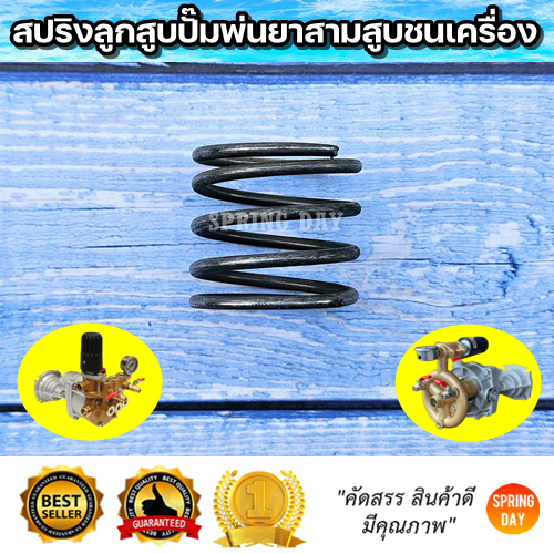 สปริงลูกสูบปั๊มพ่นยา 3 สูบ ชนเครื่อง ปั๊มพ่นยาแรงดันสูงโรตารี่ สปริงดันลูกสูบ ปั๊มสามสูบชนเครื่องยนต์เบนซิน