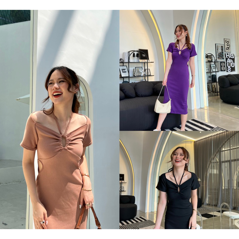 Missseed-Jennie dress พีคมาก ทรงสวยใส่แล้วดูมีเทสสุด ผ้าดีคุณภาพมากก สวยทุกสี ชุดนี้คือเอาอยู่ ใส่เป็น everyday look