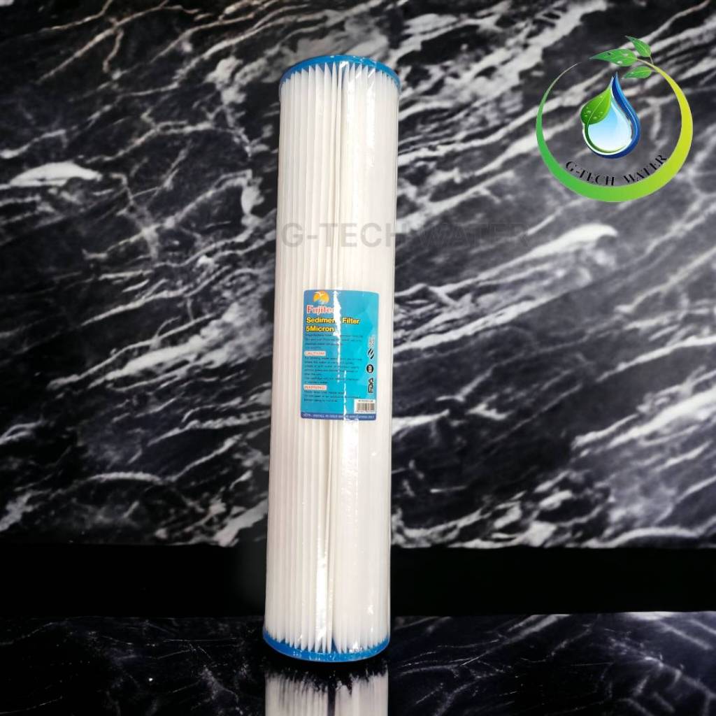 ไส้กรอง จีบ 20 นิ้ว 5 ไมครอน Bigblue ยี่ห้อ FUJITEC