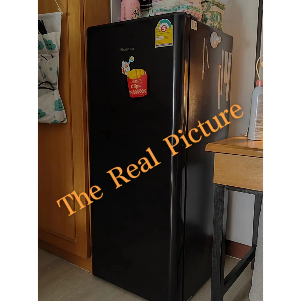 ตู้เย็น Hisense มือสอง นักศึกษา รุ่น RR239D4TBN มีตัวเดียว ไม่มีบรรจุภัณฑ์เดิม 二手海信冰箱，学生使用型号RR239D4TBN，只有一台，无原装包装