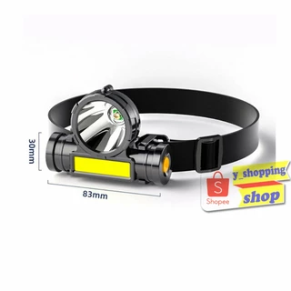 L-108 flashlightพกพา ไฟฉายคาดหัว ตัวเล็ก สว่างมากUSB Rechargeable 3โหมด