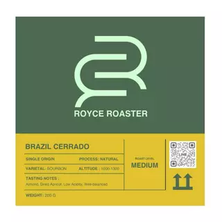 เมล็ดกาแฟ อาราบิก้า BRAZIL CERRADO Royce Roaster