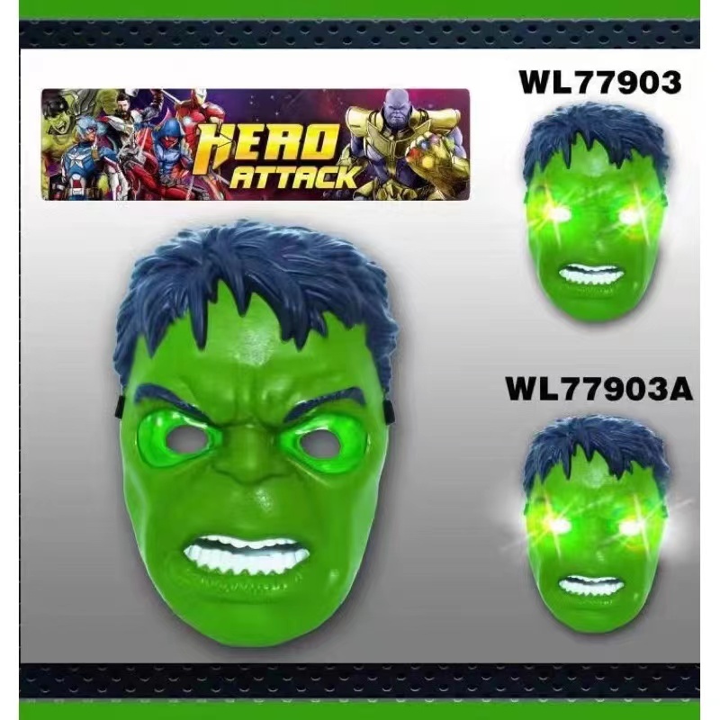 ของเล่นสไปเดอร์แมน หน้ากากสไปเดอร์แมน มีไฟ สีสันสดใส คุณภาพดี[พร้อมส่ง]