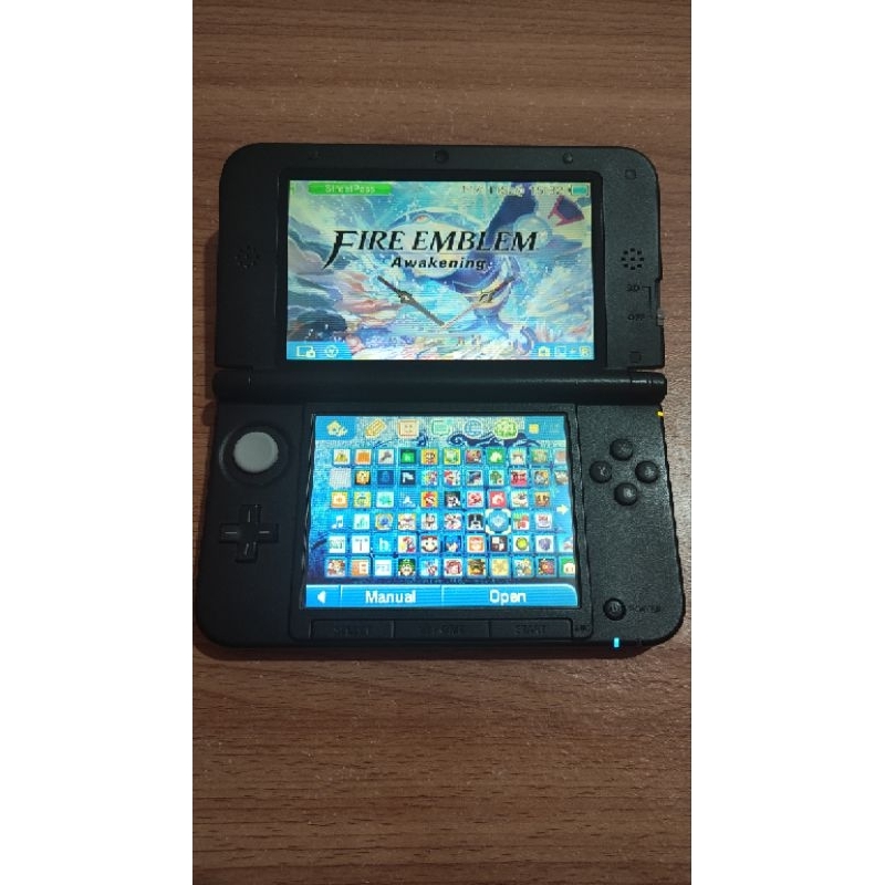 เครื่อง Nintendo 3DS XL สีน้ำเงินแปลงแล้ว 32GB 92% (มือสอง)