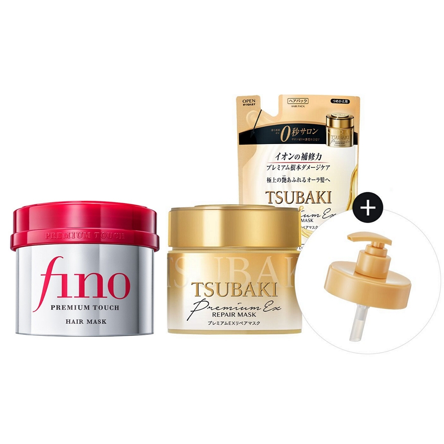 SHISEIDO TSUBAKI Premium Repair Mask 180g / Refill 150g / Fino Premium Touch Hair Mask 230g