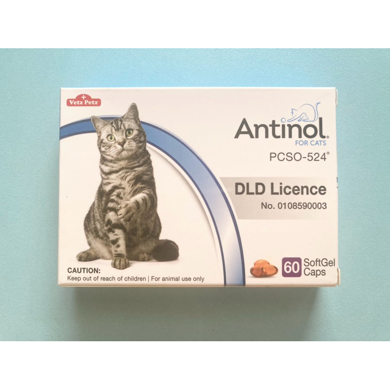 Antinol Cat (Exp.09/2024) แอนทินอล อาหารเสริม (!!!แบ่งขาย 1 แผง 30 เม็ด!!!)