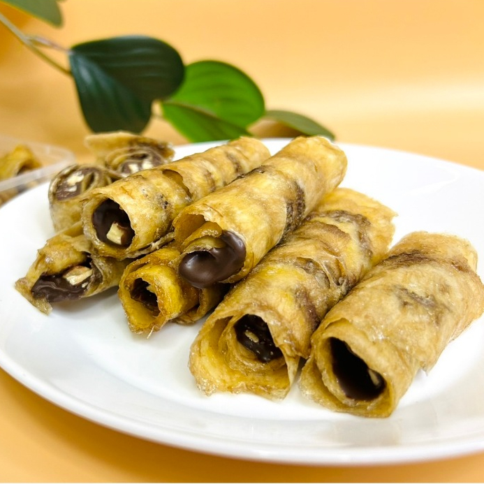 กล้วยม้วนช็อกโกแลต Banana Chocolate ขนาด 250 g และ ขนาด300 g,ขนาด500g,1kg