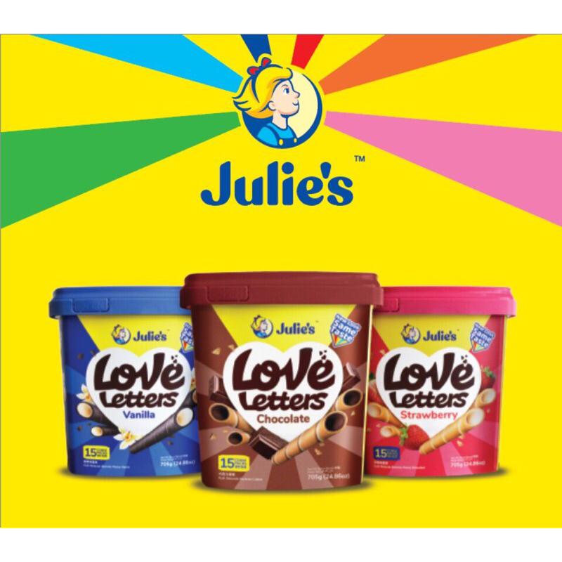 พร้อมส่ง 🔥 ถังใหญ่สุดคุ้ม ‼️ Julie’s love chocolate wafer