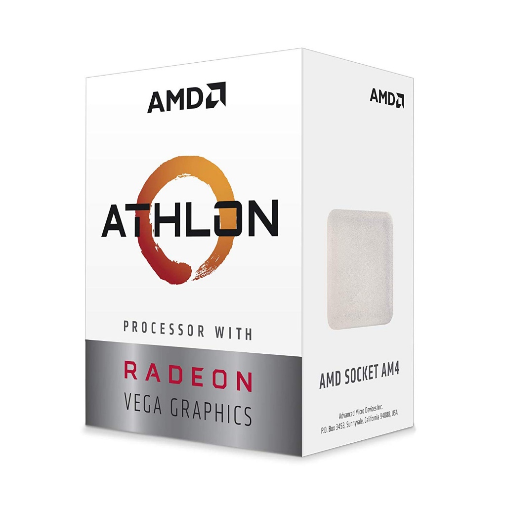 VIREST CPU AMD ATHLON 3000G 2C/4T AM4