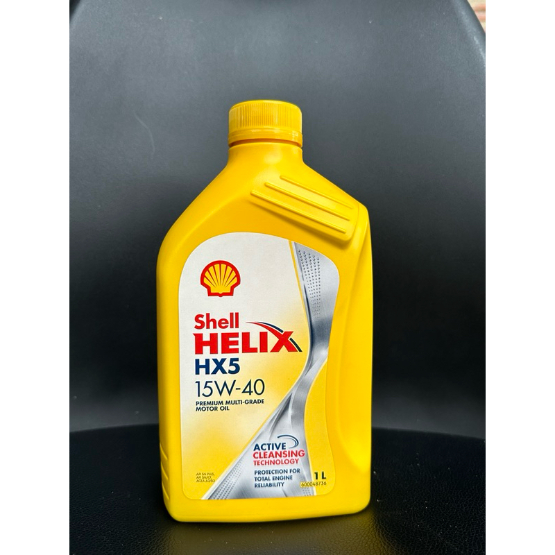 น้ำมันเครื่องสำหรับเครื่องยนต์เบนซิล Shell HELIX HX5 15W-40 1L