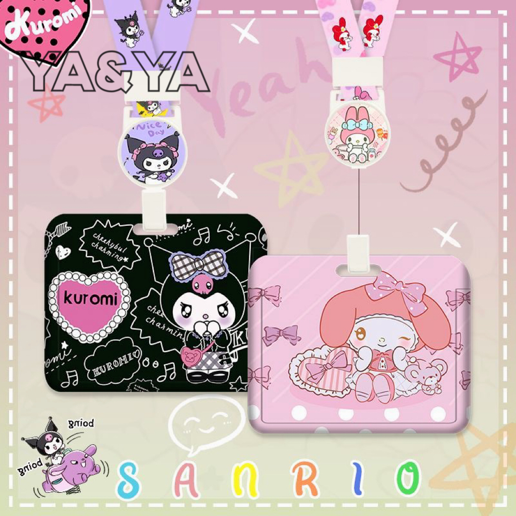 พร้อมส่ง💖 สายคล้องบัตร ที่ใส่บัตร สายคล้องโทรศัพท์ สายคล้องคอ ลายการ์ตูน