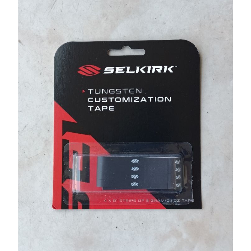 Selkirk Sport Tungsten Tape - Four 8" Strips of 0.1oz Tape