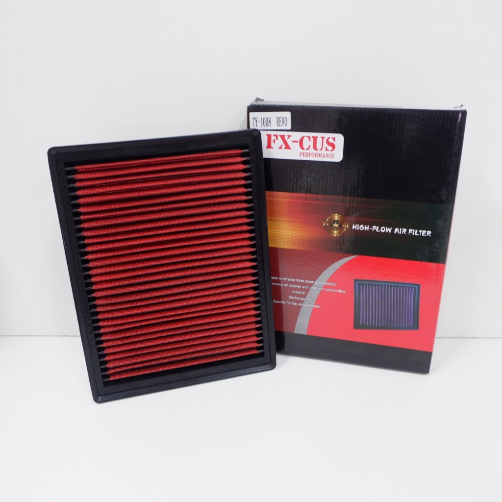 กรองแต่ง กรองอากาศแต่ง Toyota Revo//New Frotuner กรองผ้าแต่ง กรองใส่แทนของเดิม กรองอากาศรถยนต์ ถอดล้างได้ - รูปที่ 6