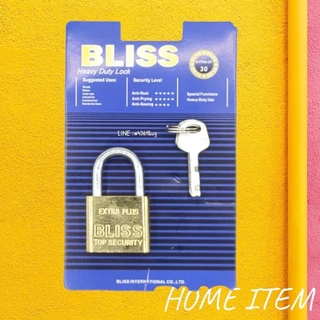 BLISS กุญแจขนาด 30มม ถึง 60มม มี2สี เงิน ทอง