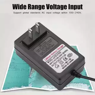 อะแดปเตอร์เสียบปลั๊กไฟ 21v อะแดปเตอร์เครื่องชาร์จแบตเตอรี่ 21v อะแดปเตอร์ชาร์จ li-ion ลิเธียมไอออนเครื่องชาร์จแบตเตอรี่