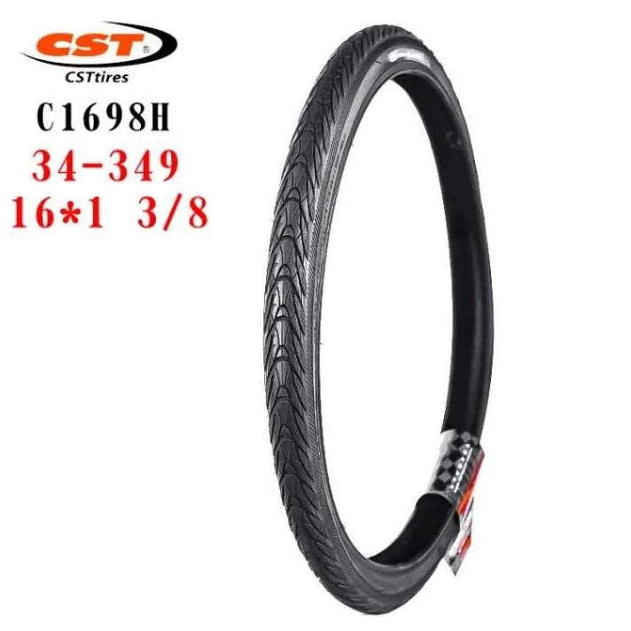 ยางนอกขอบลวด CST 16x1 3/8 (349) แพค 1 เส้น