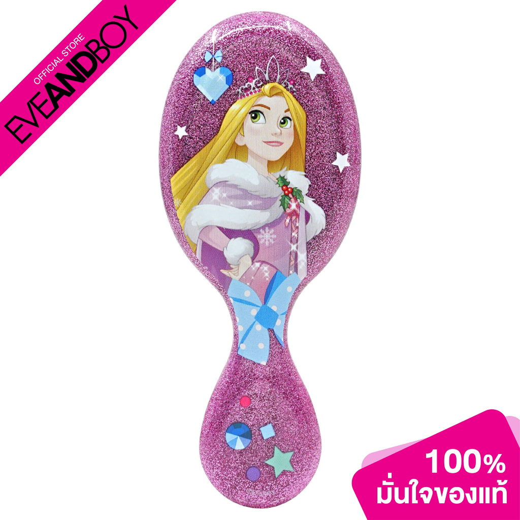 WET BRUSH Disney Glitter Ball Mini Detangler-Rapunzel Lilac แปรงจัดแต่งทรงผม