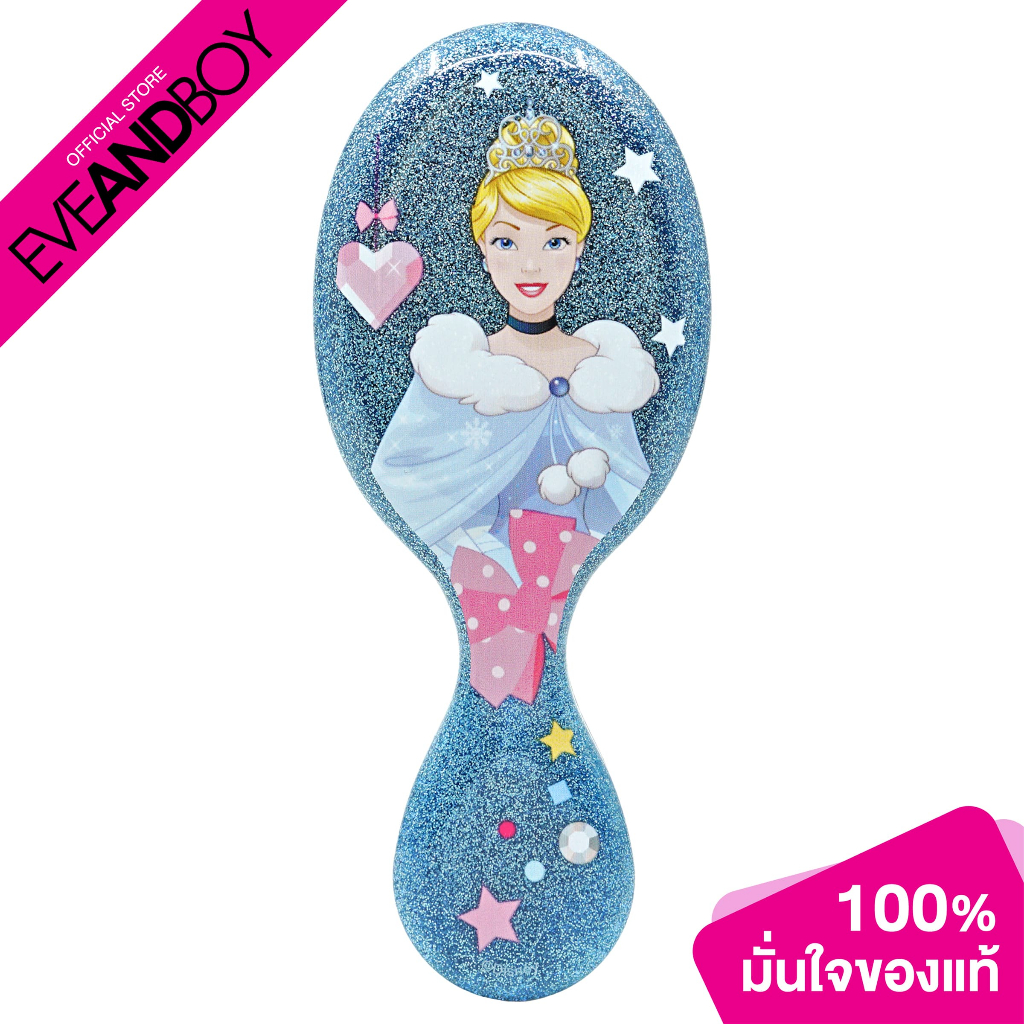 WET BRUSH Disney Glitter Ball Mini Detangler-Cinderella Blue แปรงจัดแต่งทรงผม