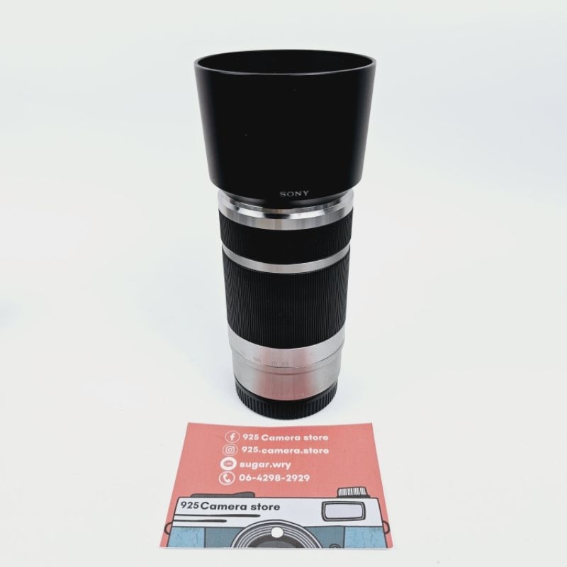 เลนส์ SONY E55-210 สีเงิน