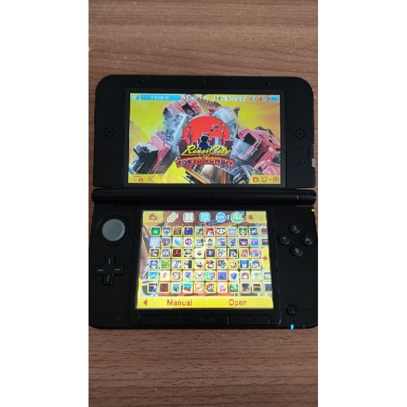 เครื่อง Nintendo 3DS XL สีแดงแปลงแล้ว 64GB 93% (มือสอง)