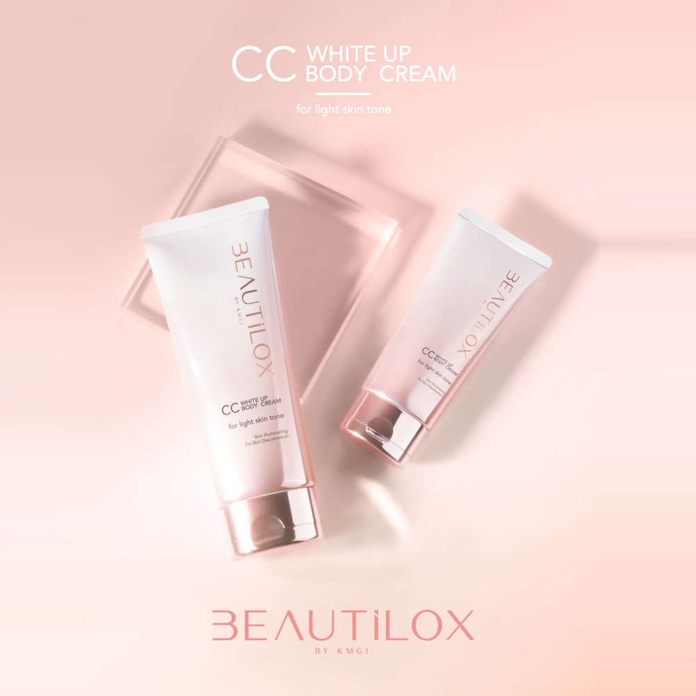 BEAUTILOX ไวท์อัพซีซีบอดี้ครีม มี2ขนาด 75g และขนาด 180g บิวตี้ล็อกซ์