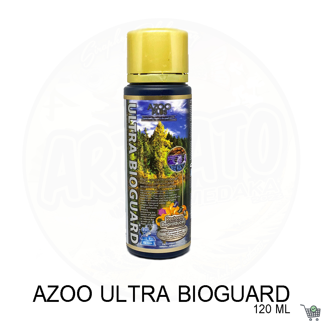 AZOO ULTRA BIOGUARD แบคทีเรียน้ำสำหรับ ตู้ไม้น้ำ ตู้ปลา และ อ่างปลา