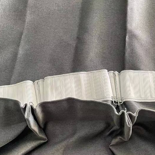 แนะนำ ผ้าม่าน ผ้าม่านจีบจีน ใส่ตะขอ สีพื้น สีเทา ทึบแสง หน้าต่าง ประตู กันแอร์ กันห้อง สำเร็จ พร้อมส่ง ราคาพิเศษ มีเก็บเงินปลายทาง