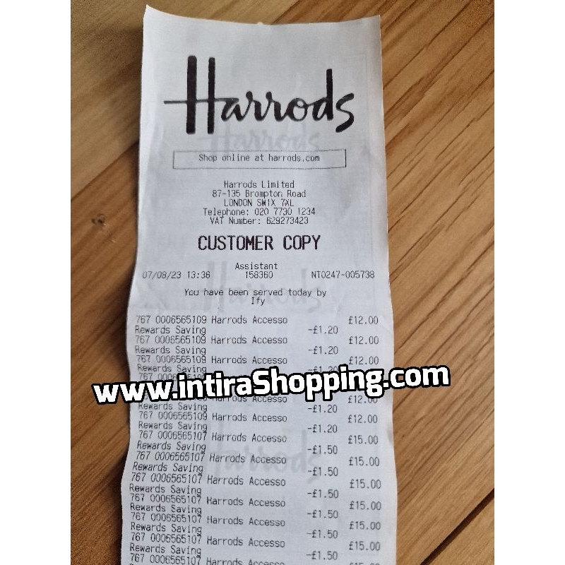 Harrods รุ่น Elevators Small Shopper Bag (กระดุม)**พร้อมส่ง