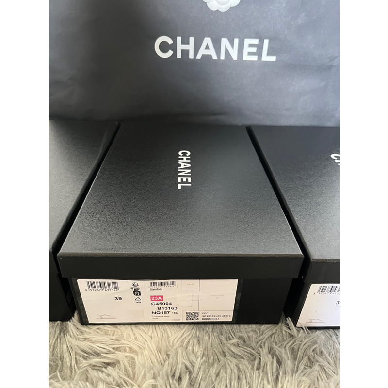 กล่องรองเท้าชาแนล/Chanelแท้มือสอง